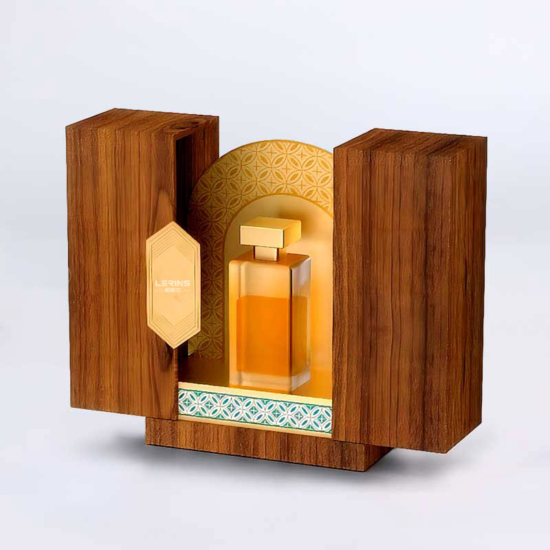 Imitasyon Wood Grain Retro Perfume Box