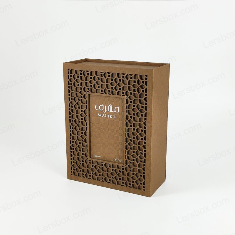 Gold Foil Embossed Perfume Box na may Rigid Lid at Eva Insert HP001