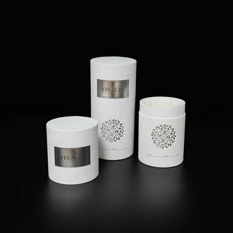 Mga naka -fold na Paper Tube Box para sa Mahusay na Imbakan at Elegant na Mga Pagpipilian sa Packaging ng Produkto HT003
