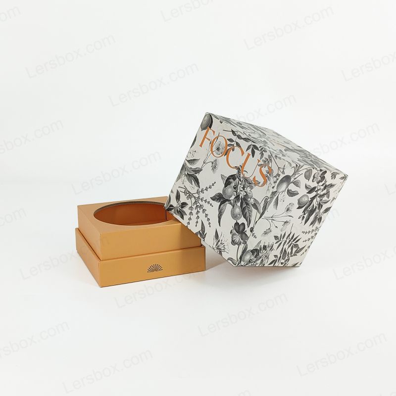 Gold Foil Perfume Box na may Eva Foam Tray at Sturdy Handcrafted Design HP022