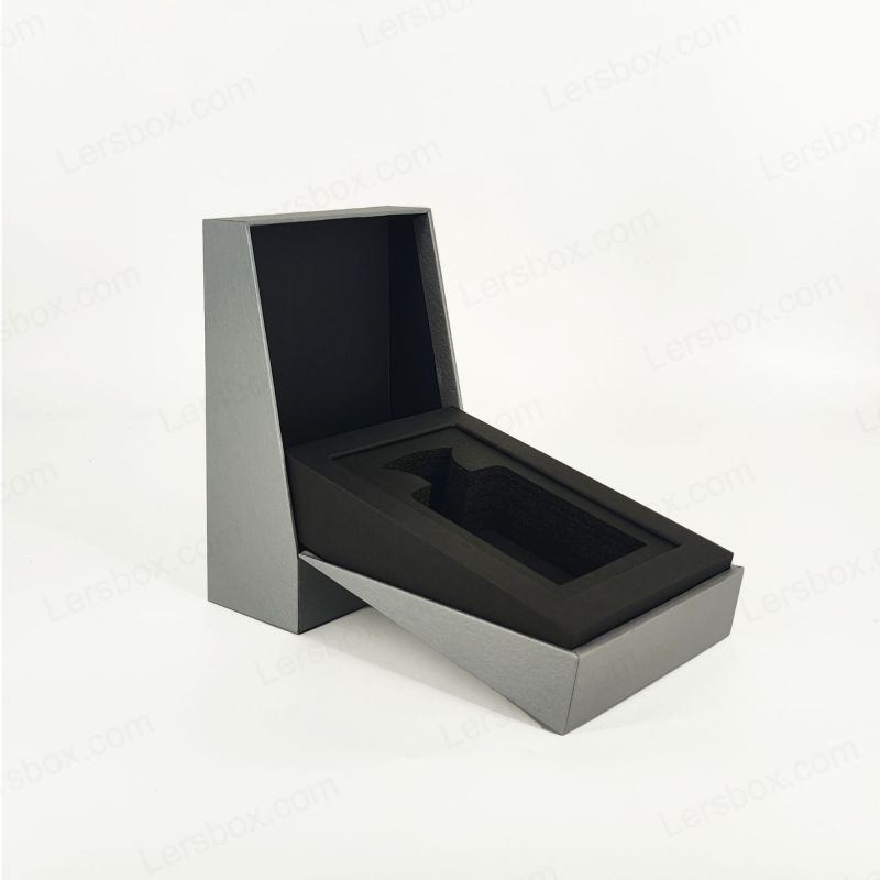 Luxury Gold Foil Perfume Box na may Eva Foam Tray at Elegant Lid Base HP025