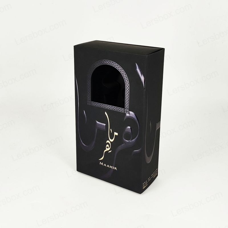 Handmade Perfume Box na may Gold Foil Embossing, Eva Tray, at Rigid Construction HP027