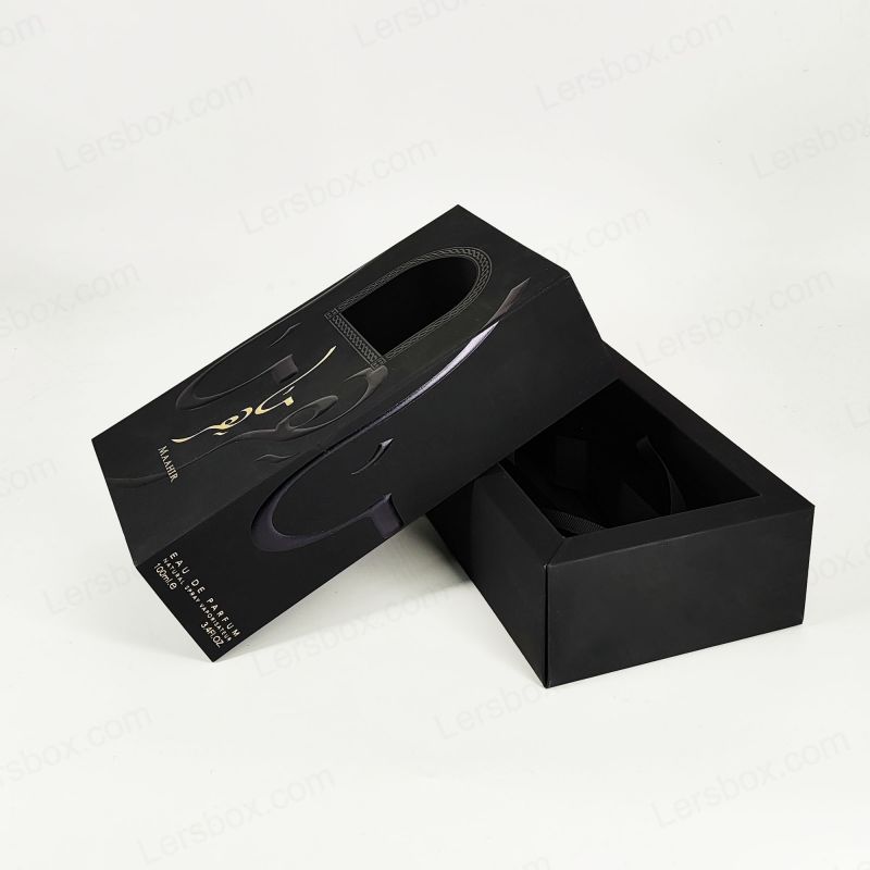 Handmade Perfume Box na may Gold Foil Embossing, Eva Tray, at Rigid Construction HP027