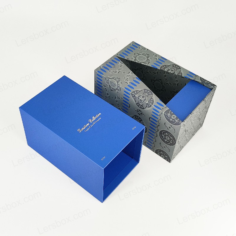 Premium Gold Foil Perfume Box na may Eva Foam Tray at Sturdy Lid at Base Design HP029