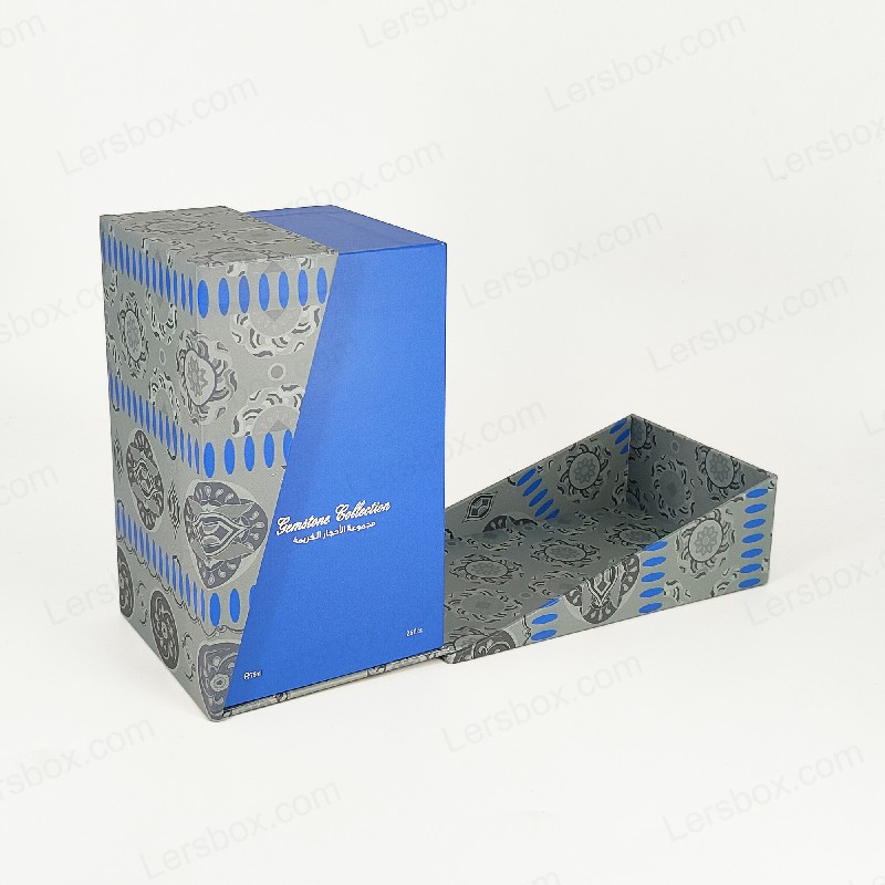 Premium Gold Foil Perfume Box na may Eva Foam Tray at Sturdy Lid at Base Design HP029