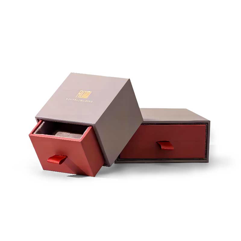 Drawer style na kahon ng alahas