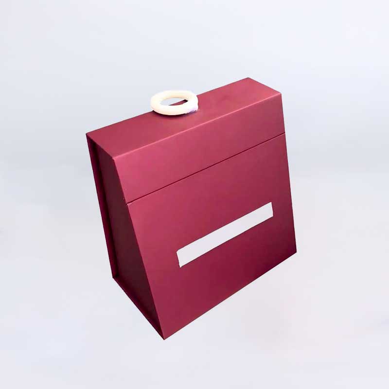 Flip style mirror cosmetic box
