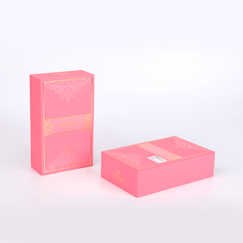 Purong Desert Perfume Box na may gintong mainit na panlililak