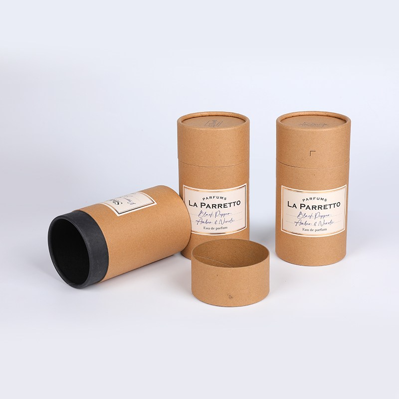 Golden Vault Packaging Tube na may 4mm Grey Board