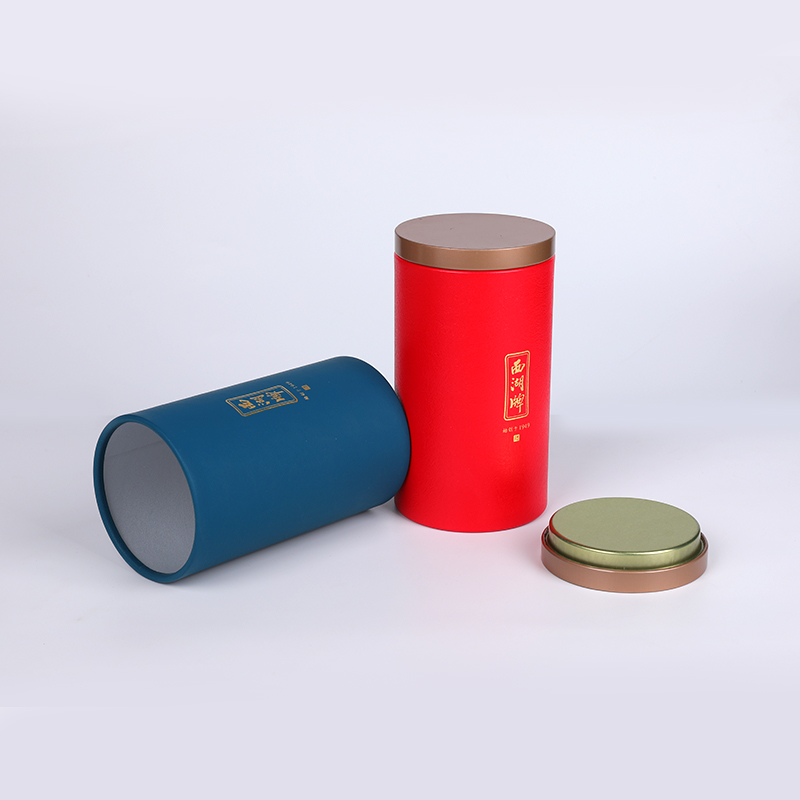 Allure prestige cylinder packaging na may embossed at grained na ibabaw