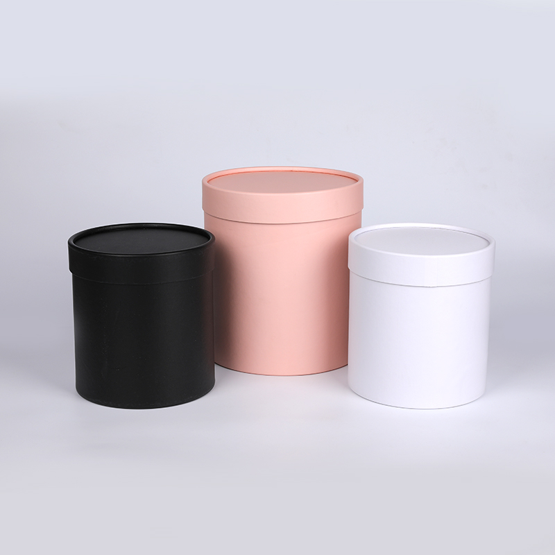 Modern Grace Elegant Paper Cylinder na may Matibay na 10mm Grey Board