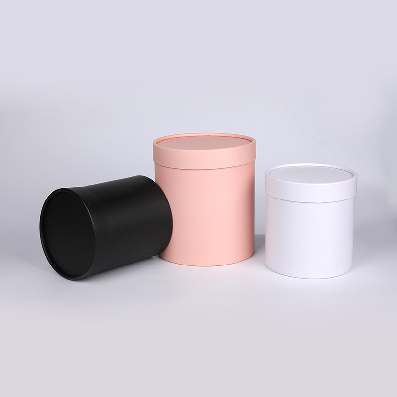 Modern Grace Elegant Paper Cylinder na may Matibay na 10mm Grey Board