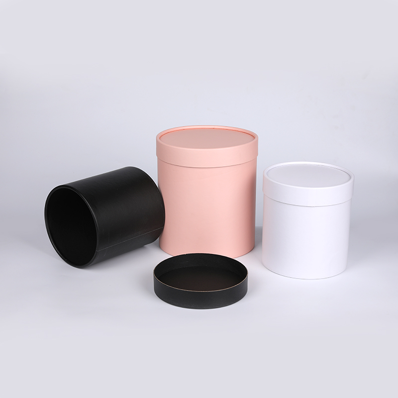 Modern Grace Elegant Paper Cylinder na may Matibay na 10mm Grey Board